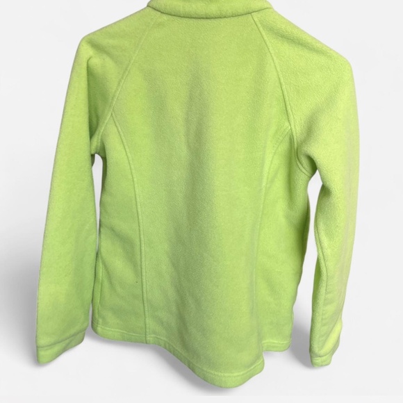 Colombia Lime green women’s fleece jacket - Picture 2 of 3